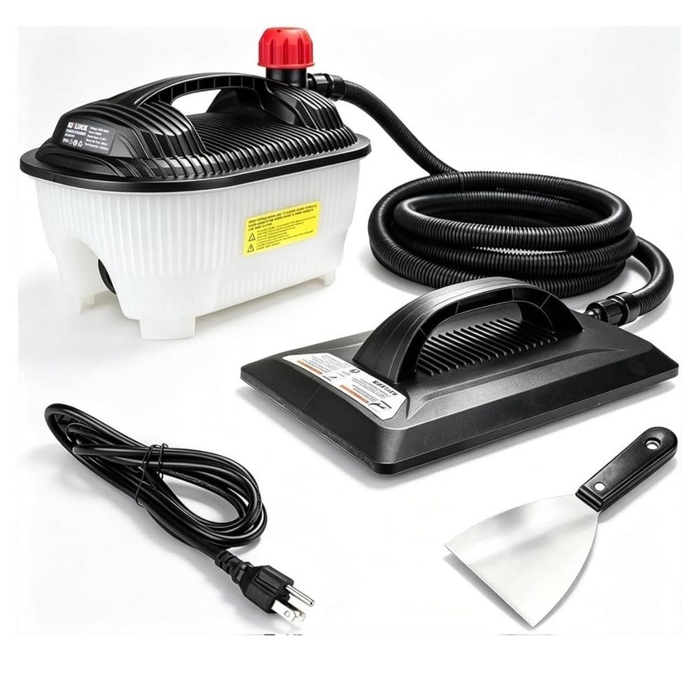 KITLUCK Power Steamer Wallpaper Remover 1500W 1.2 Gallon 11.5FT Hose Scraper
